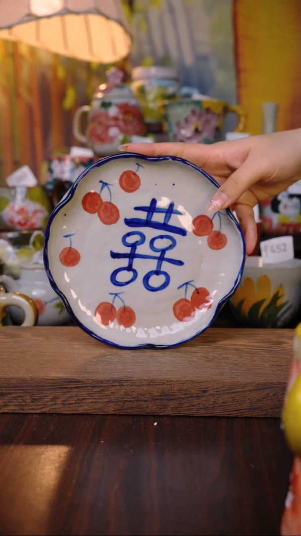 摆件泥垚手作 景德镇手工手绘器物