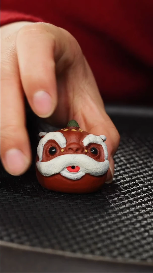 茶壶紫砂红泥 小茶宠