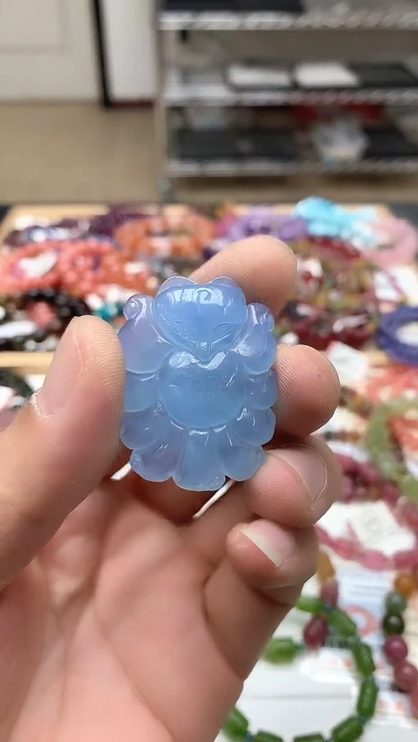 【闪购商品】海蓝宝石吊坠(不含链)未镶嵌手链77