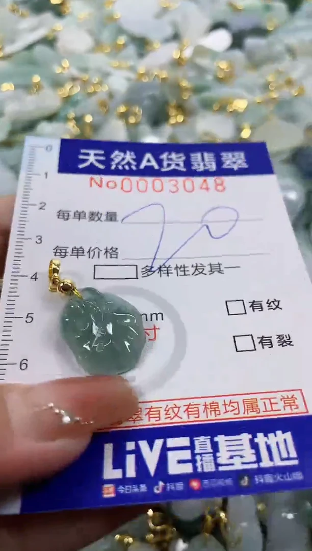 颈饰未镶嵌翡翠天然A货翡翠