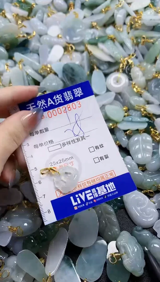 颈饰未镶嵌翡翠纯天然a货翡翠