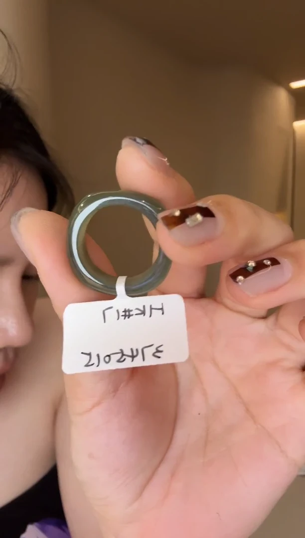 【闪购商品】和田玉戒指未镶嵌17码方胖多样性发其一