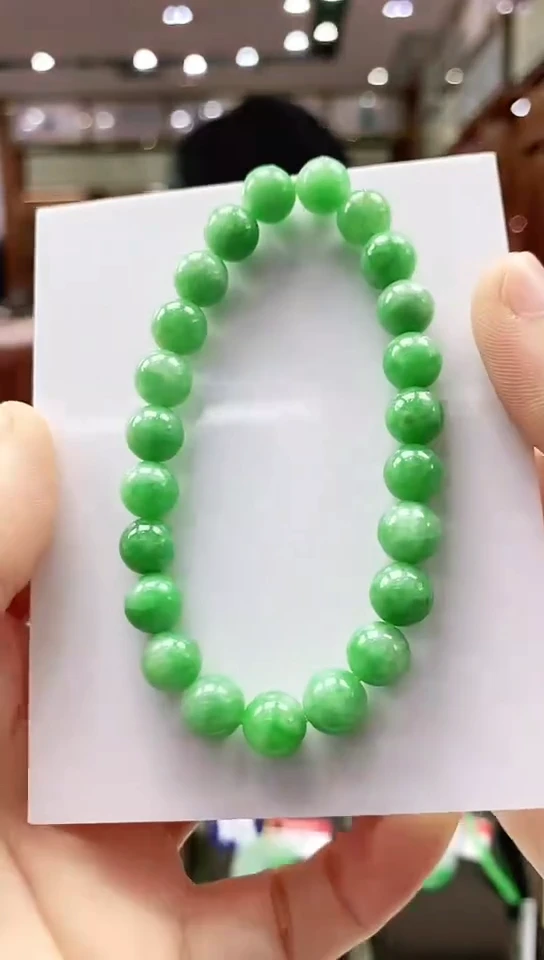 未镶嵌手串翡翠8mm手串