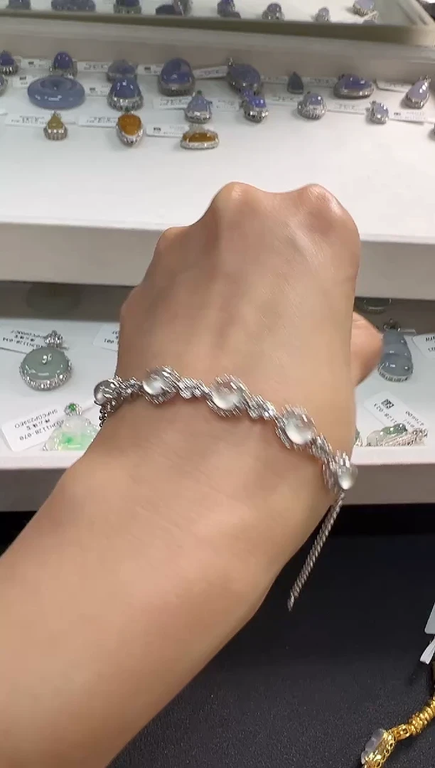 18K金镶嵌手链翡翠KXLIU1128-014