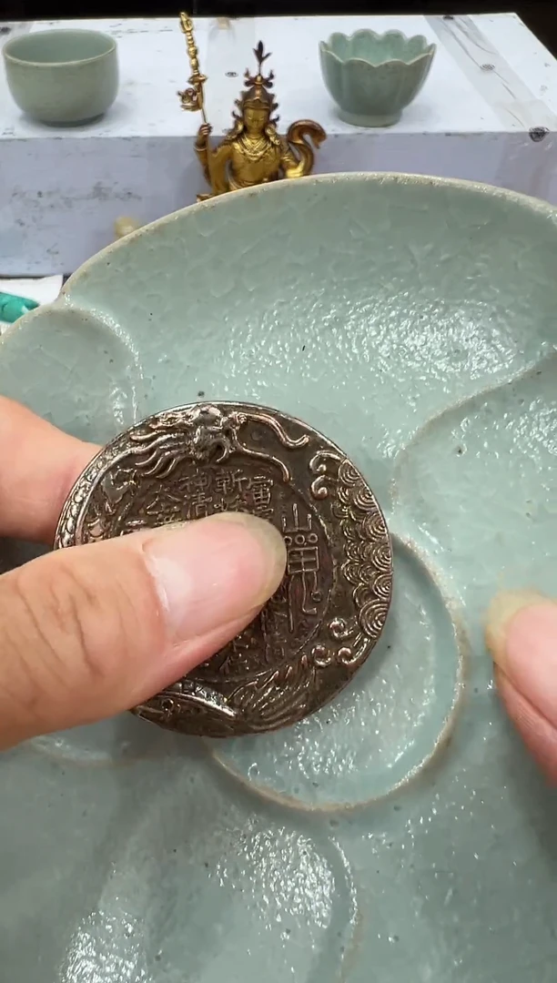 瓷片手工，手绘，陶瓷