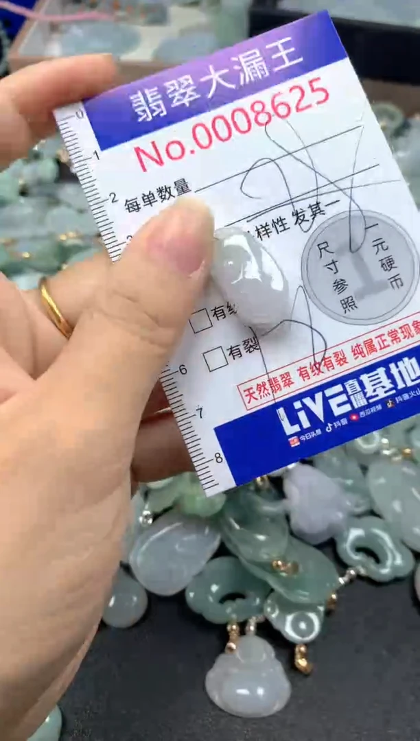 翡翠未镶嵌吊坠(不含链)8625