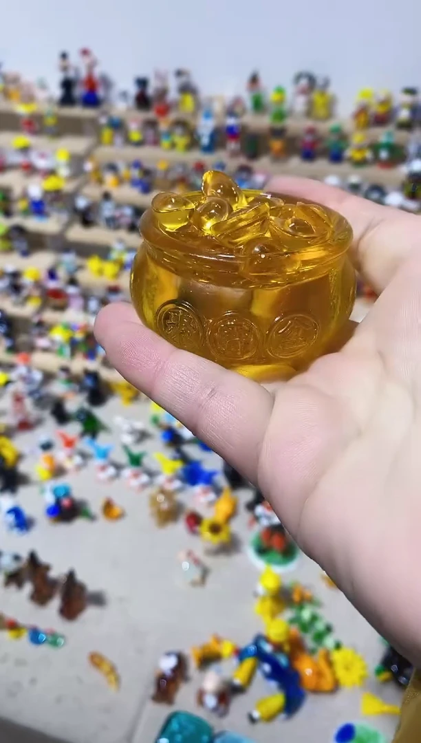 【闪购商品】琉璃手工艺品聚宝盆