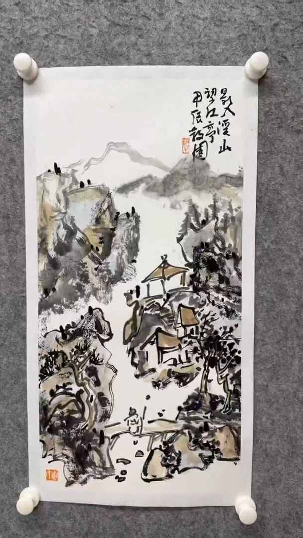 国画写意画花鸟画手绘