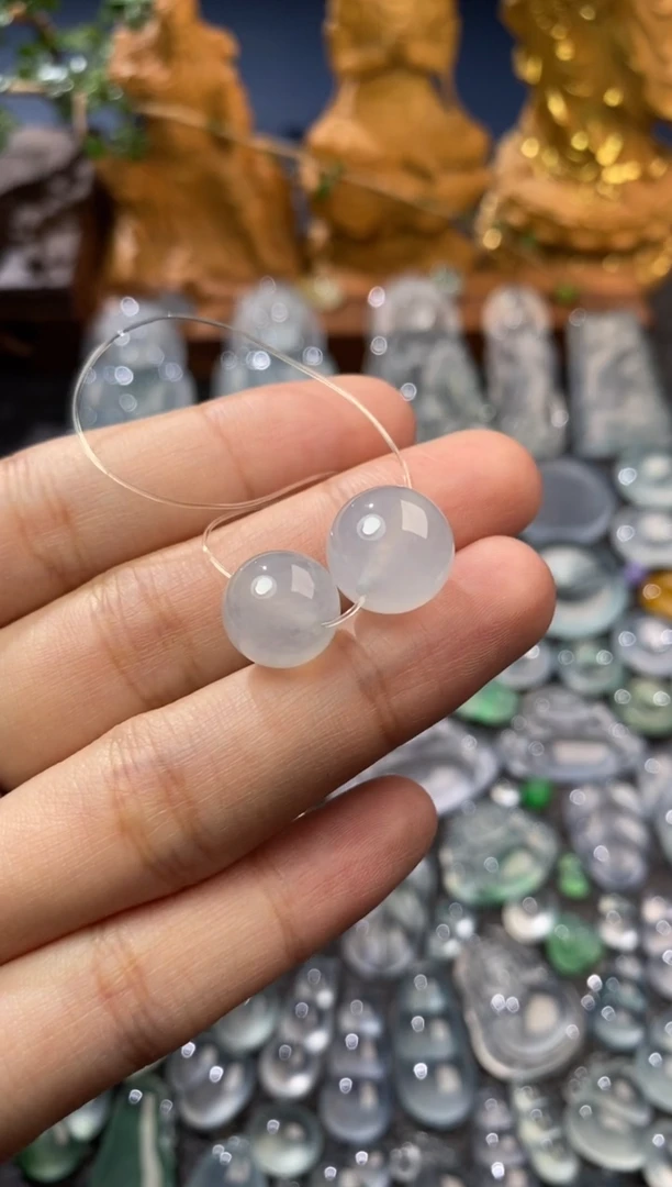 【闪购商品】定制翡翠未镶嵌珠子11.2*