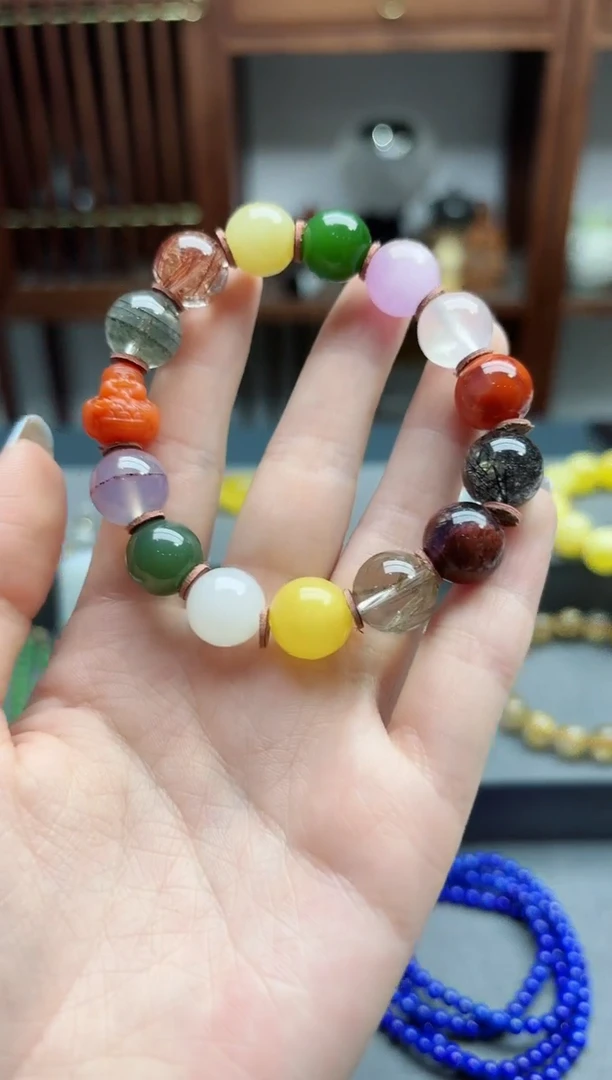 【闪购商品】水晶手串未镶嵌水晶多宝手串*1 TF