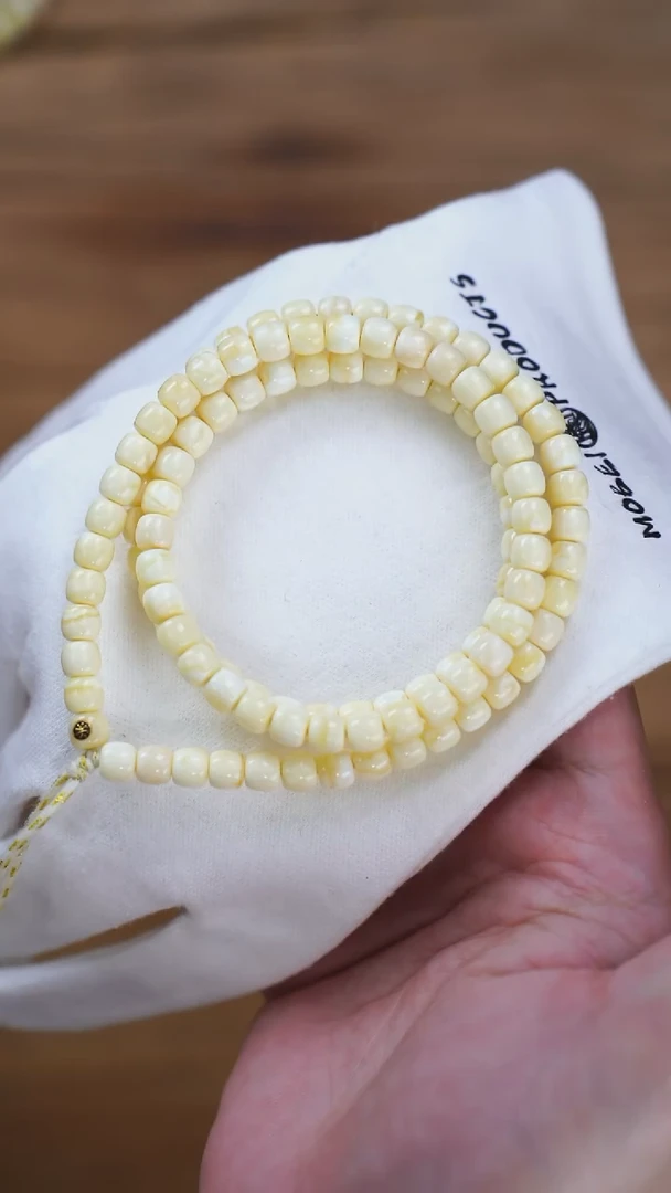 手链琥珀未镶嵌X****g3090 6.5mm黑金老型108