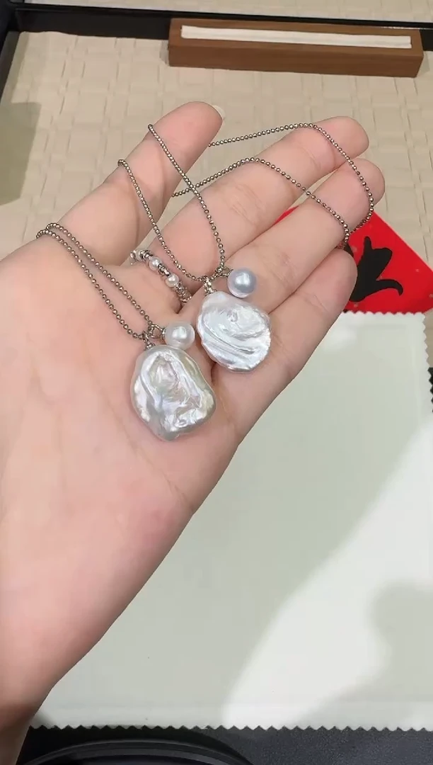 【闪购商品】淡水珍珠项链未镶嵌X0204-523-12多样性一件