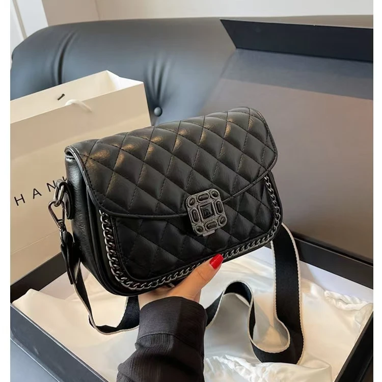 底23高16厚8新款女包斜挎包香菱格高级感单肩包小包8885