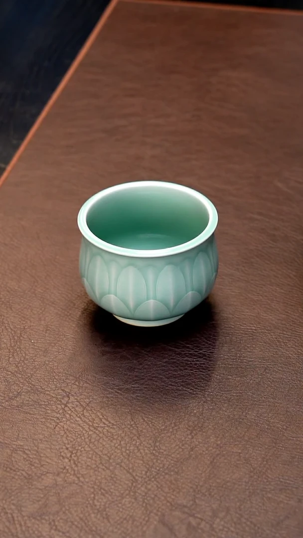 青瓷手工茶器包邮