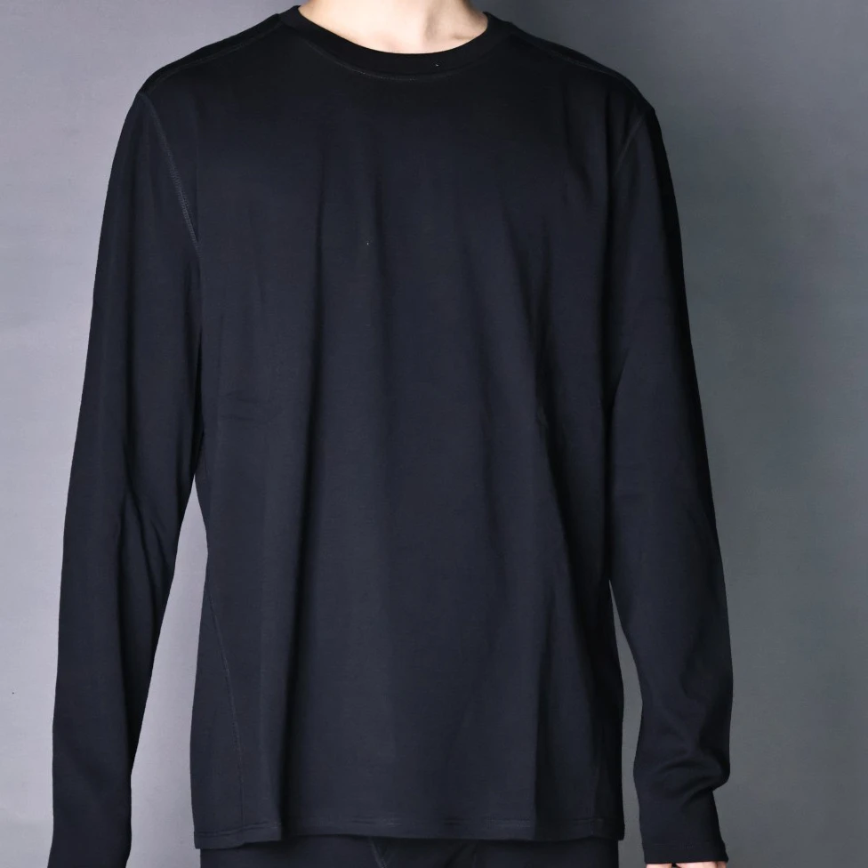 260g户外线厚款保暖美丽诺羊毛男款羊毛内层长袖透气舒适百搭033