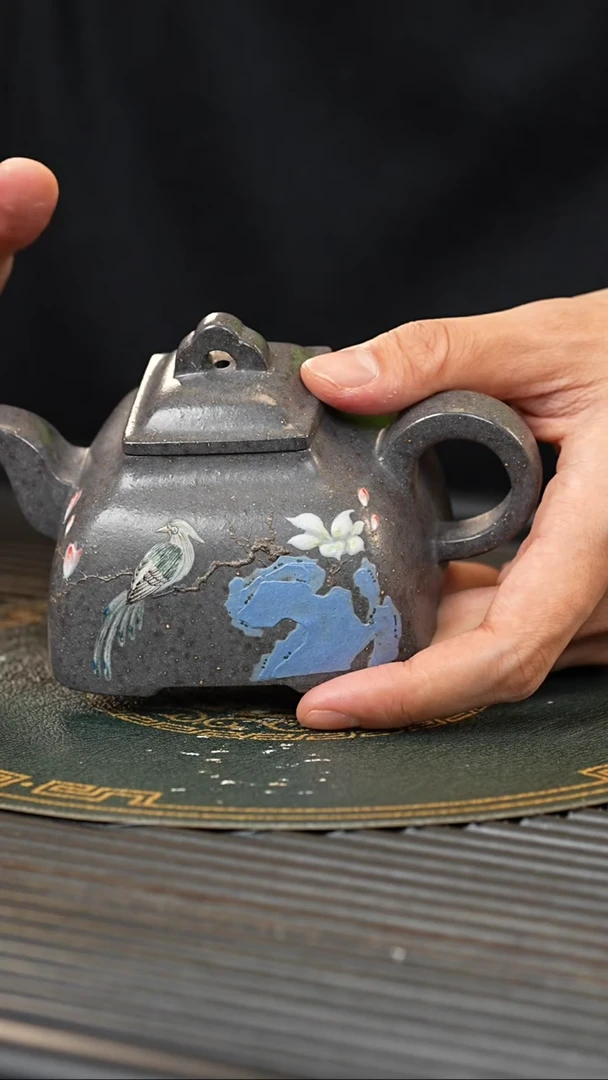 【闪购商品】紫砂茶壶BYM 青段 孤菱