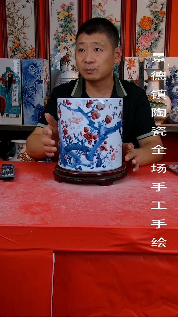 摆件景德镇陶瓷 全场手工手绘18