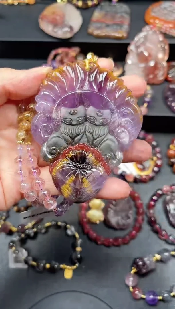 未镶嵌颈饰水晶【百晶灵儿】定制款