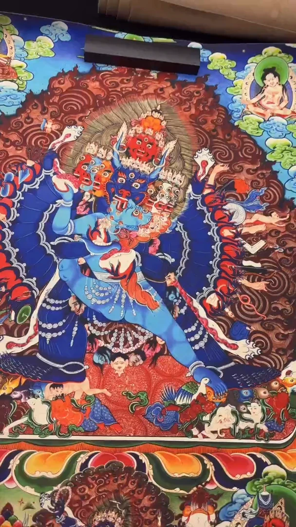 装裱画唐卡藏艺阁高端绘画作品TK16052