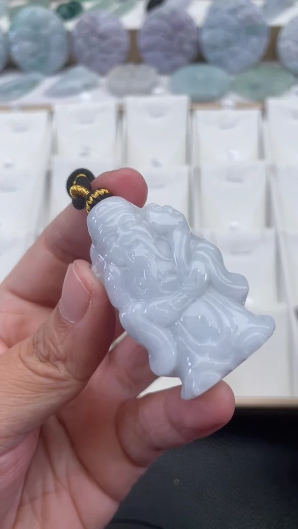 颈饰未镶嵌翡翠天然缅甸翡翠A货459
