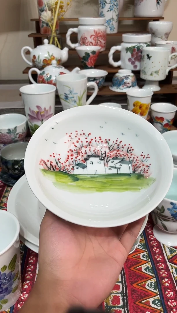 摆件景德镇手绘高端瓷器