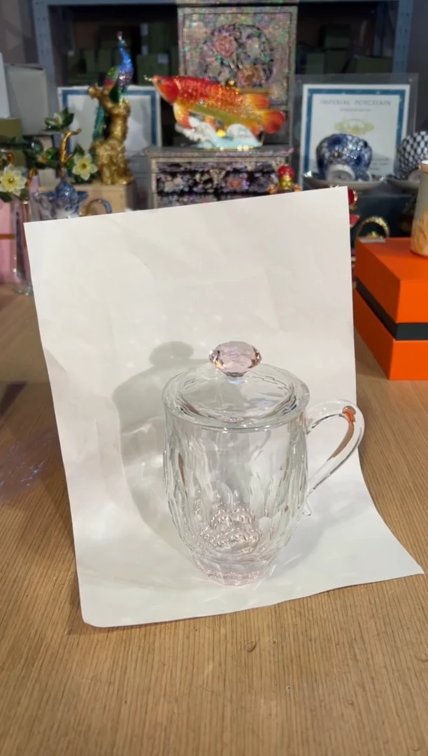 【闪购商品】杯64忆曦水晶盖杯（粉）