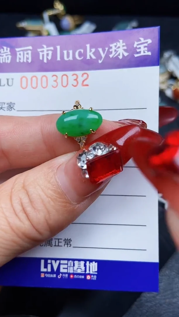 【闪购商品】翡翠颈饰银S925镶嵌3032