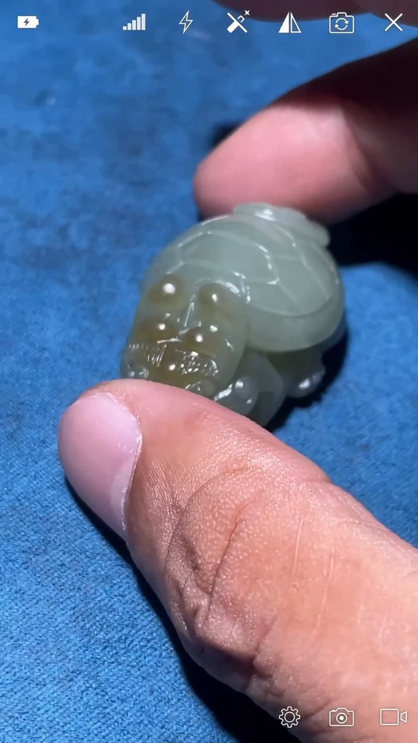未镶嵌和田玉挂件龙龟
