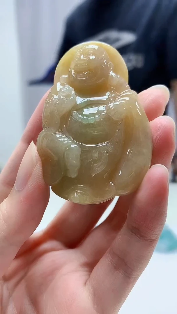 定制翡翠未镶嵌5028zm-毛货挂件168佛公