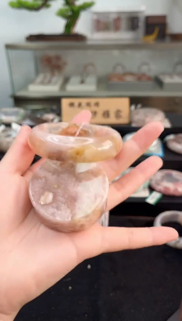 未镶嵌手镯石英质玉55圈口（赠品镯心）346245