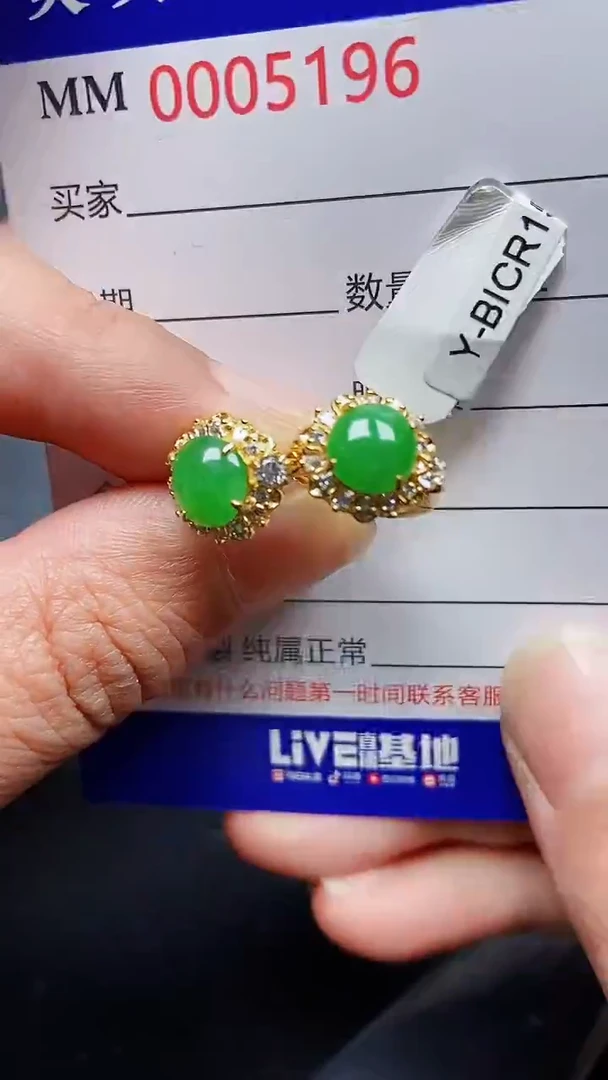 颈饰银S925镶嵌翡翠5196