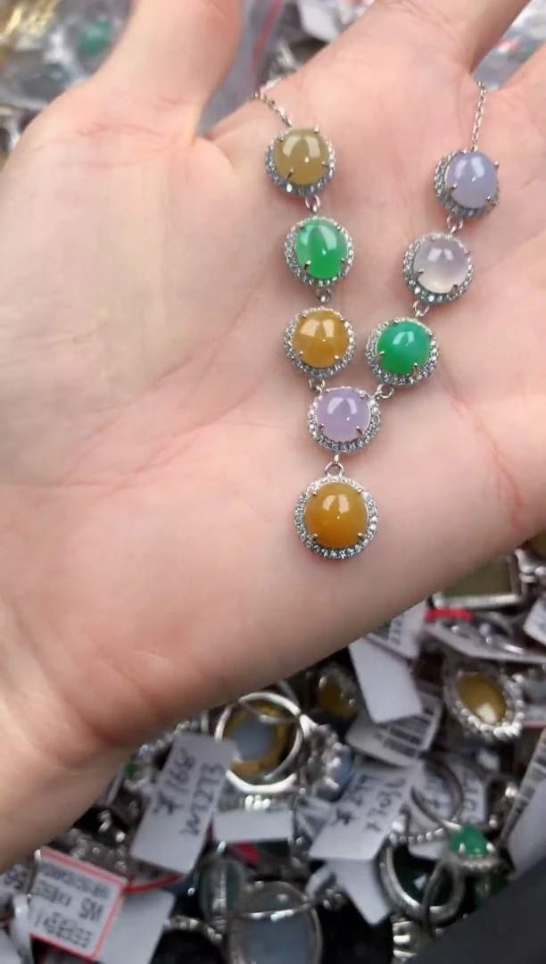 银S925镶嵌戒指翡翠333333   5