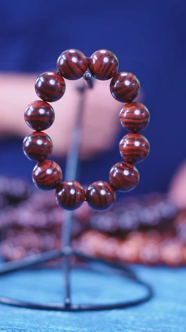 黄花梨/降香黄檀海南黄花梨霸王岭山料油梨2.0手串