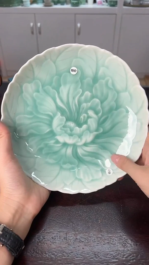 龙泉云间青瓷小米茶器