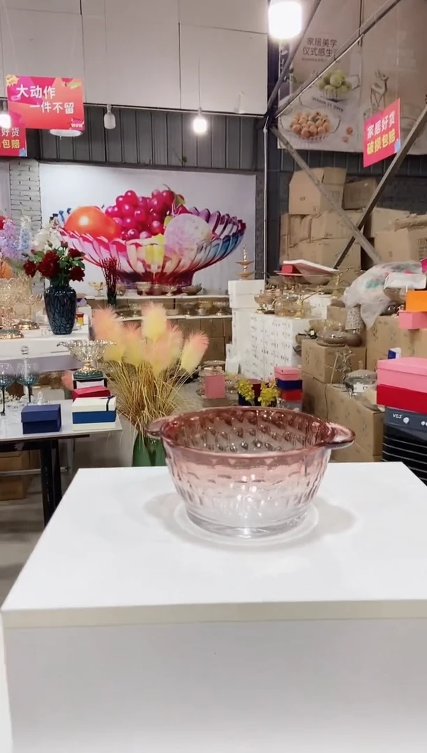 渐变红色双耳泡面碗一个