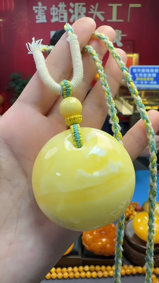 琥珀吊坠(不含链)未镶嵌蜜蜡公主扣