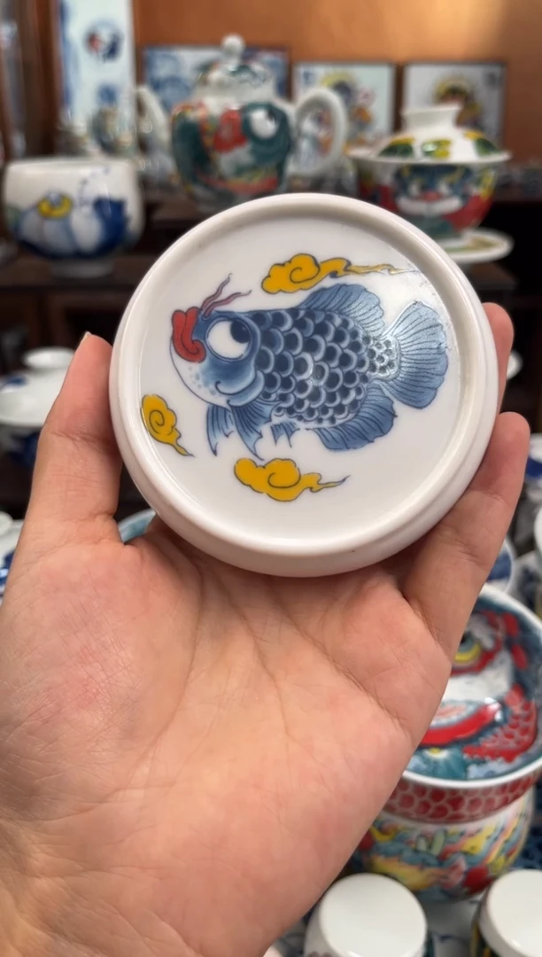 昨明蓝鱼盖置直播间福利价