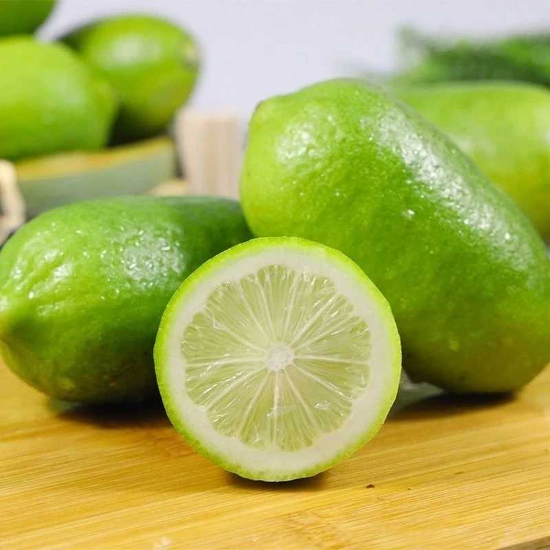 正宗青柠檬香水柠檬大果无籽新鲜奶茶店精选香气浓郁子弹头柠檬
