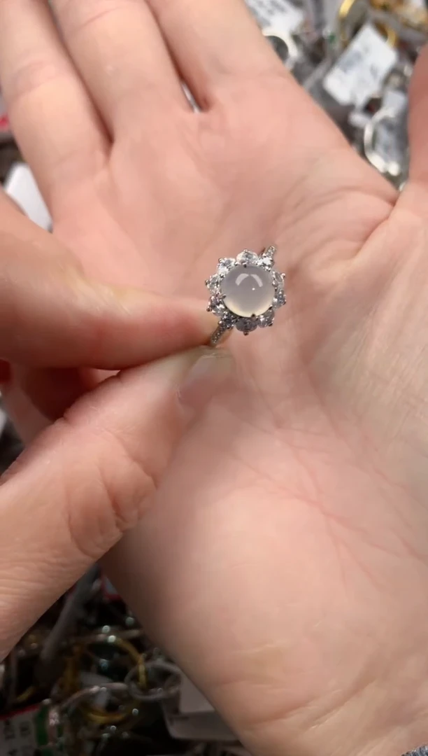 银S925镶嵌戒指翡翠777    6