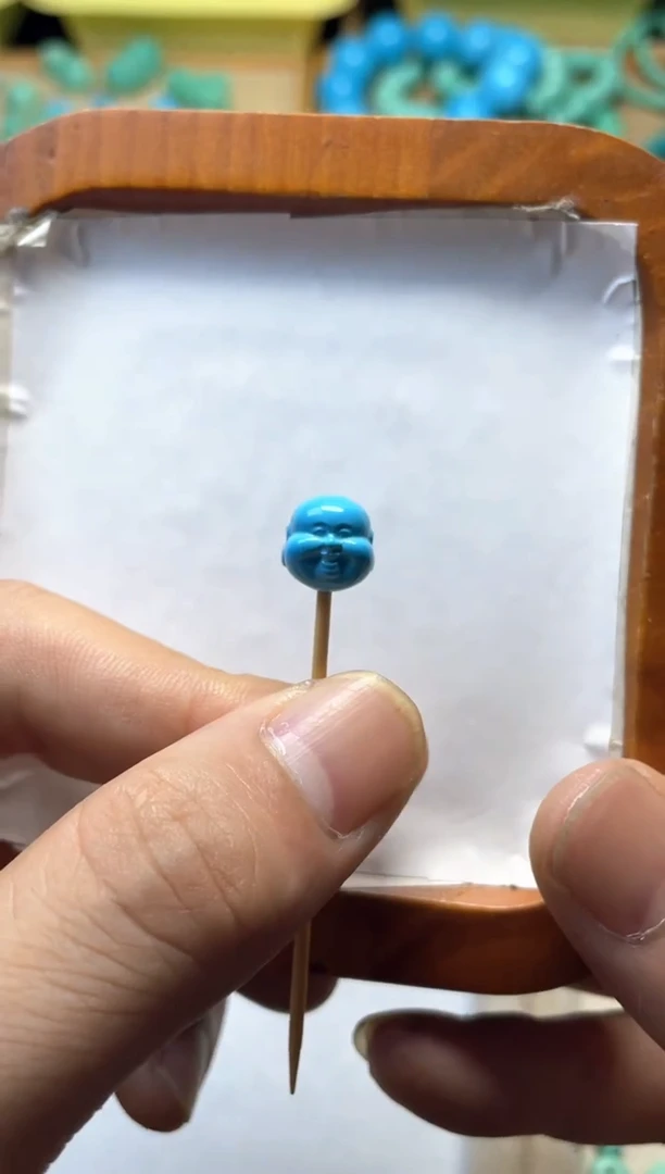 无非金属蓝色卡10弥勒单珠