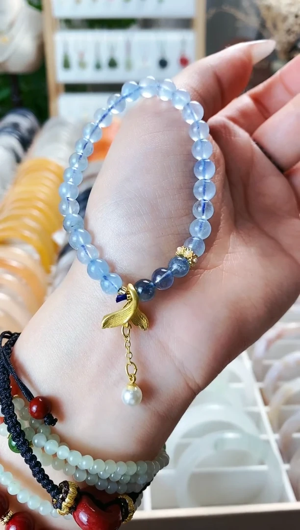 【闪购商品】海蓝宝石手串未镶嵌88