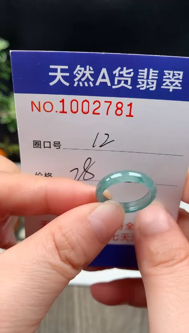 未镶嵌戒指翡翠12#