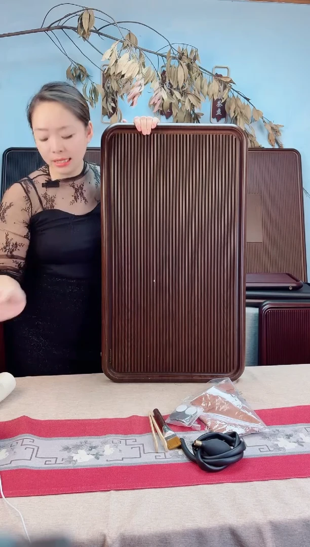 叫**王大海黄色款式茶盘80*45*4