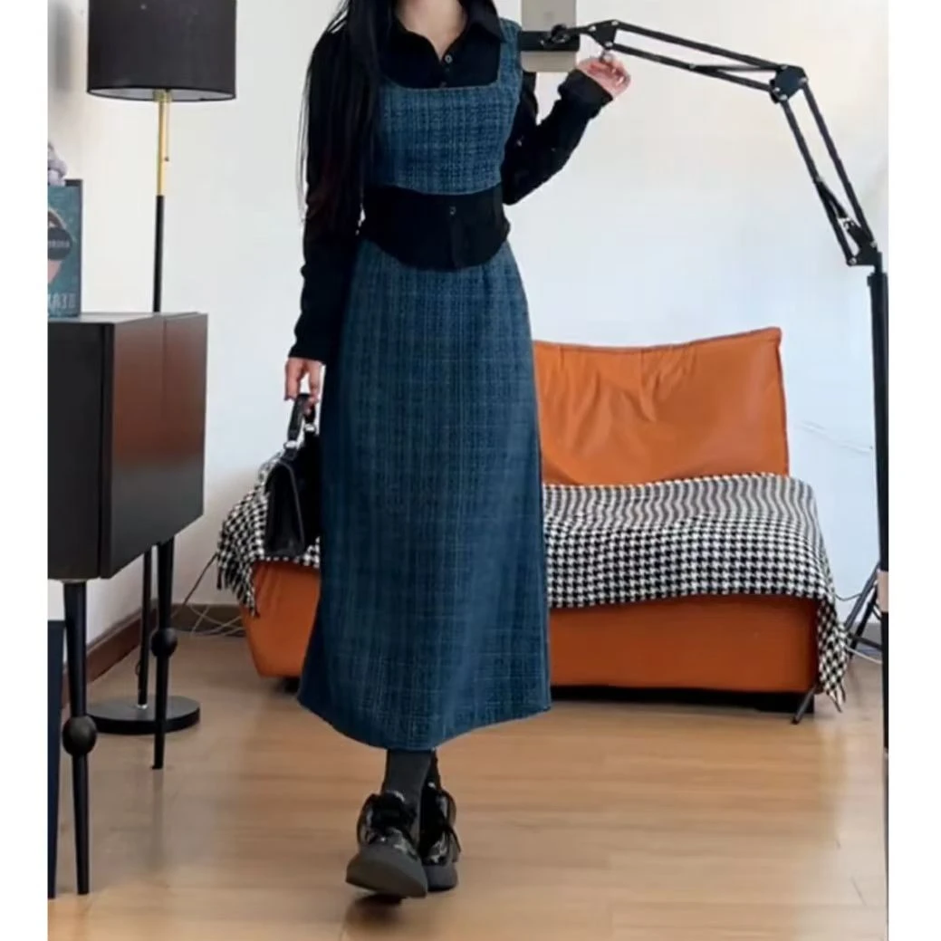 XIE6 韩版穿搭上衣半裙两件套1253