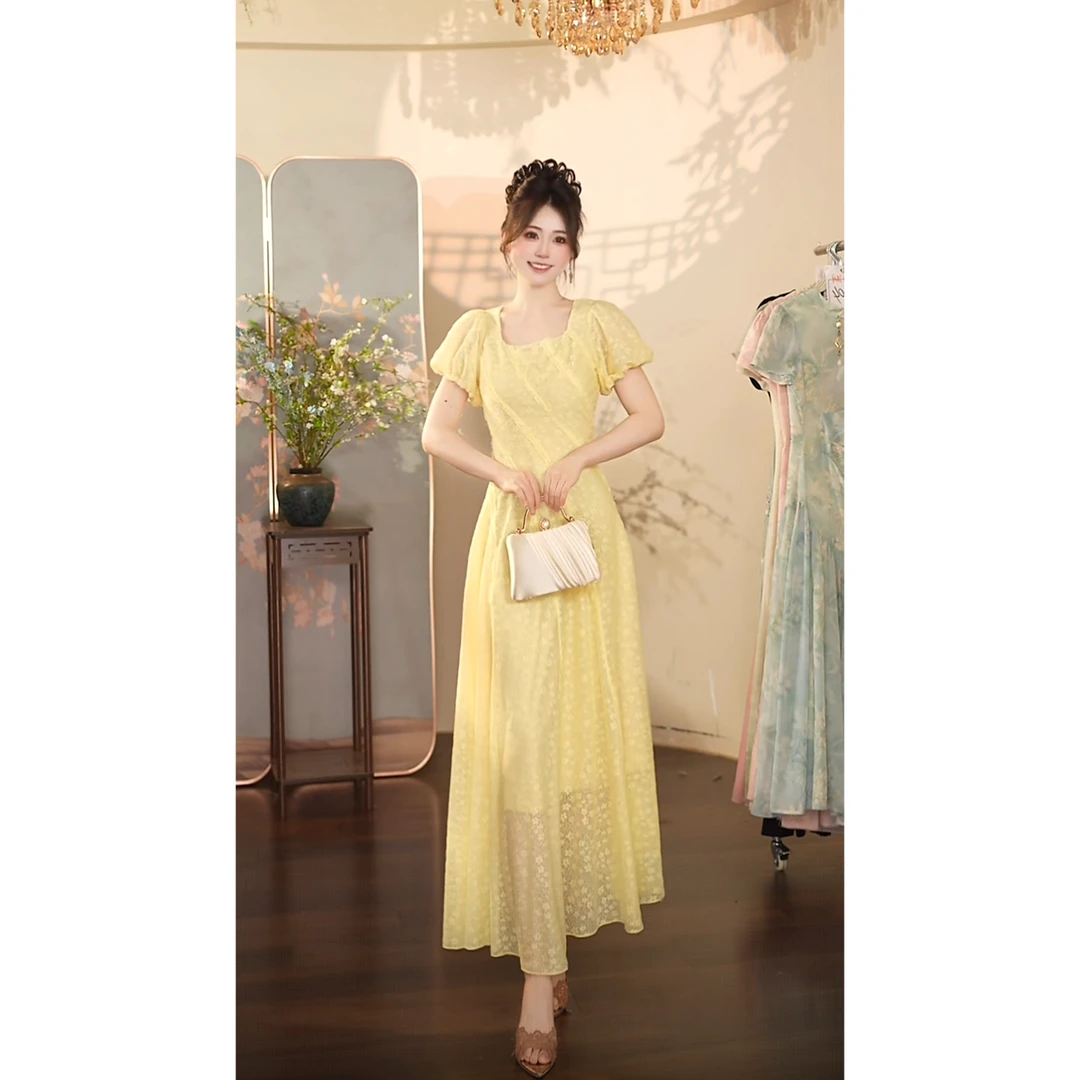 瑞瑞定制-1536（梨园小记）连衣裙G455