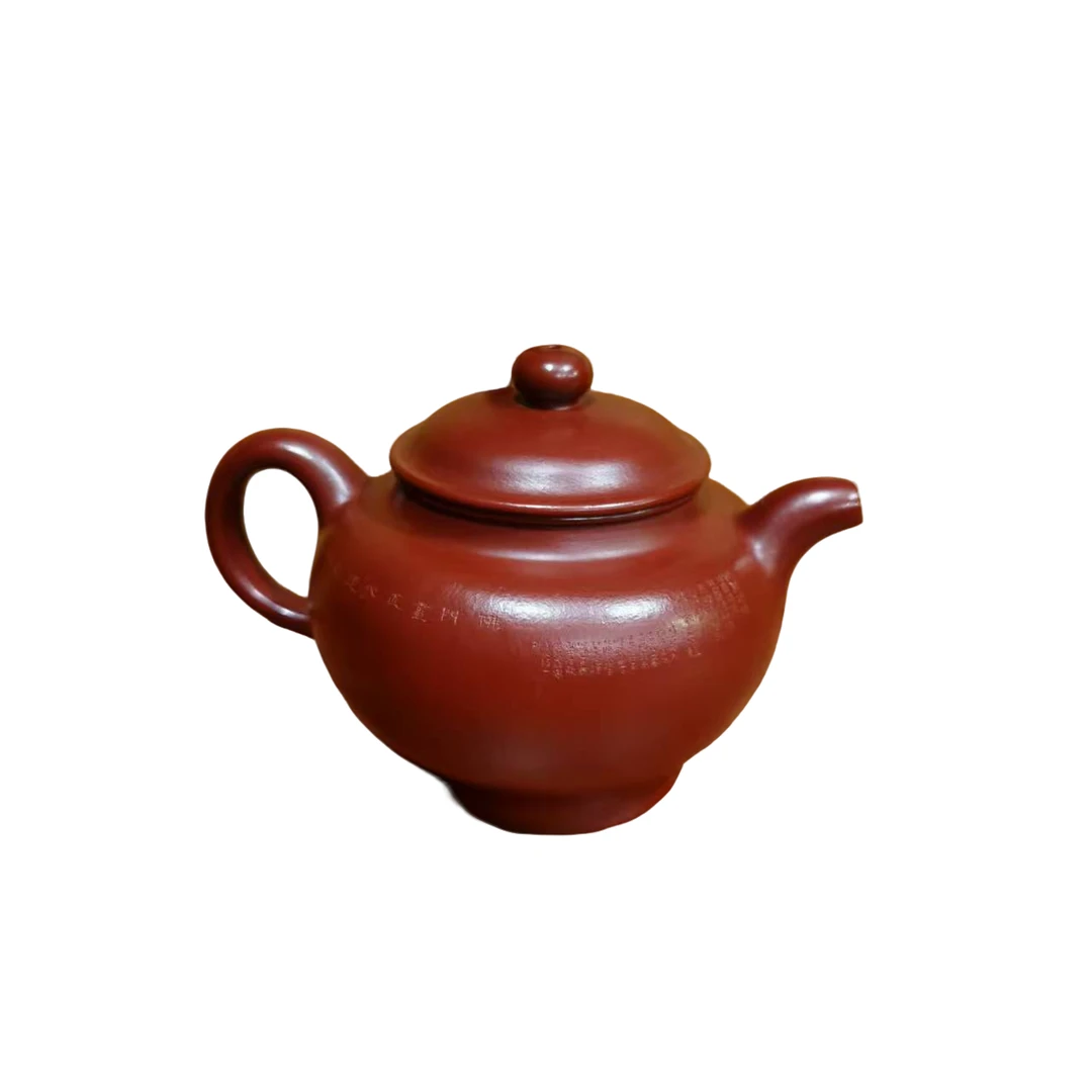 啜只壶，朱泥砂纯料，手工壶，300cc