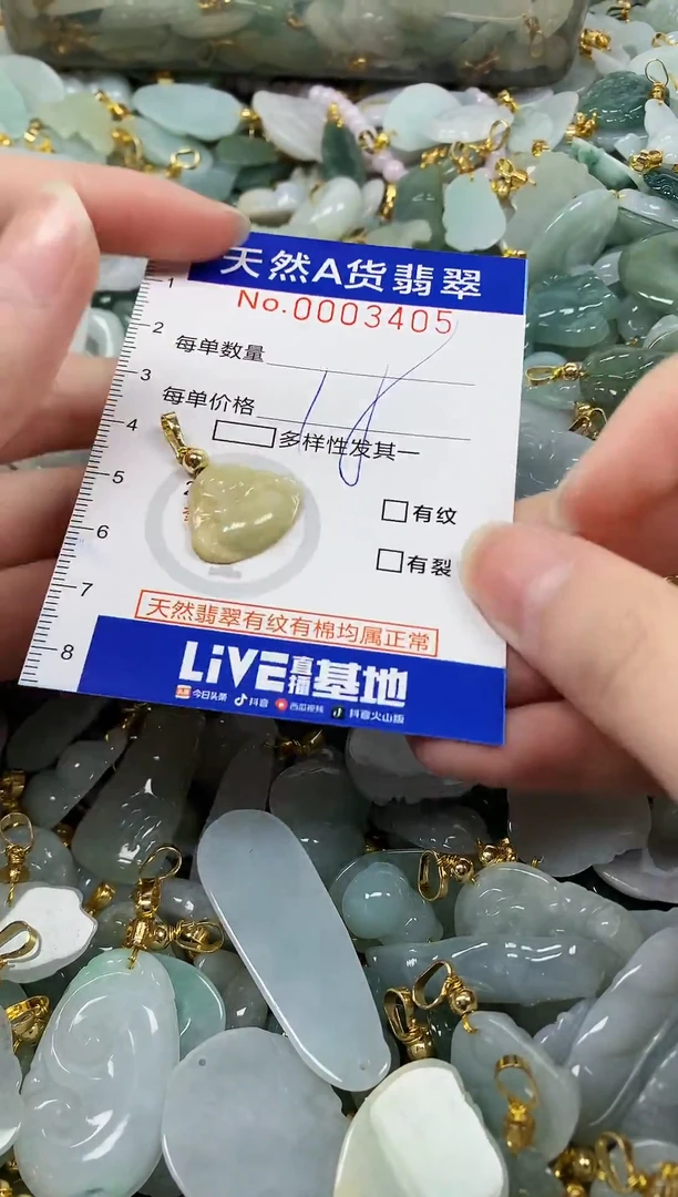 颈饰未镶嵌翡翠纯天然a货翡翠