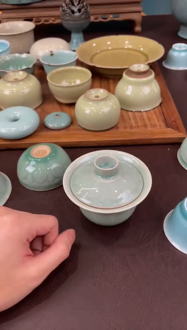 窑承严选 莲纹二才