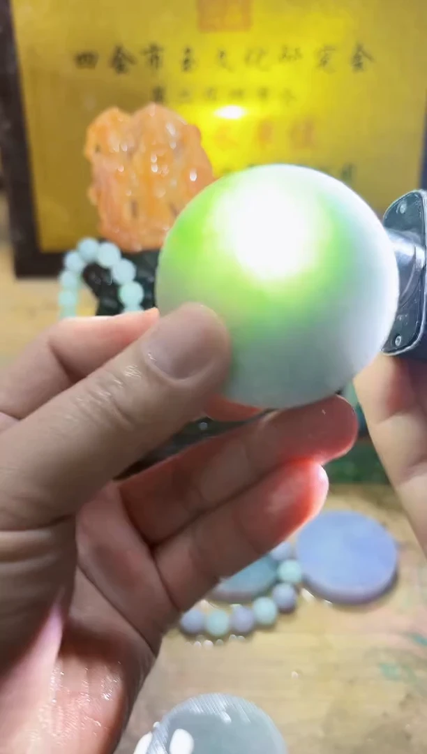 未镶嵌挂件翡翠A货常星7707