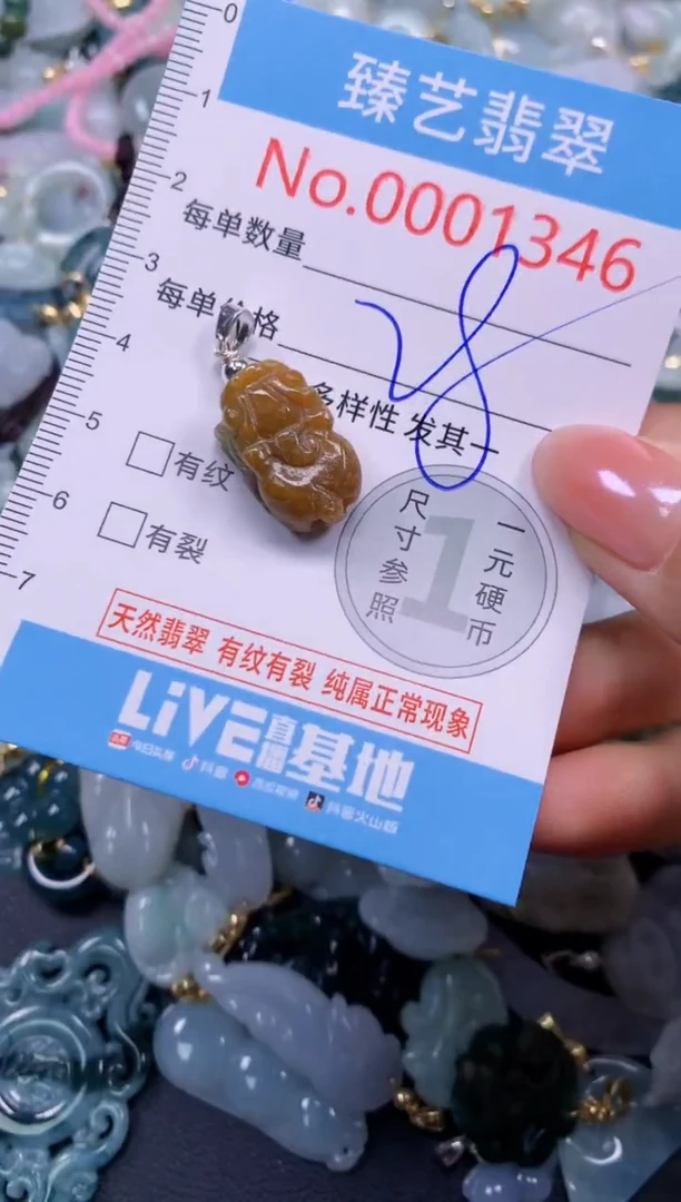 颈饰未镶嵌翡翠1345